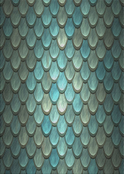 Patterned Dark Slate Gray Green Novelty Rug, pat2859