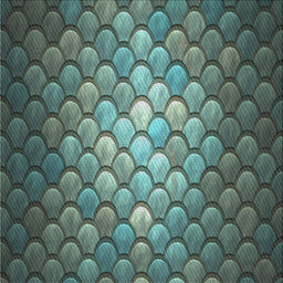 Square Patterned Dark Slate Gray Green Novelty Rug, pat2859