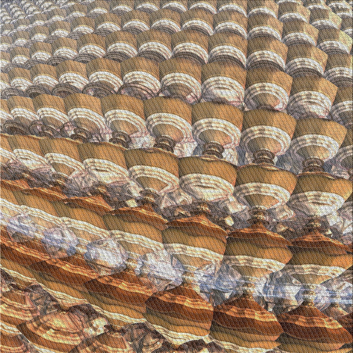 Sideview of Machine Washable Transitional Dark Sienna Brown Rug, wshpat285