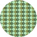 Square Patterned Pale Green Rug, pat286grn