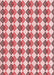 Patterned Light Red Pink Rug, pat286rd