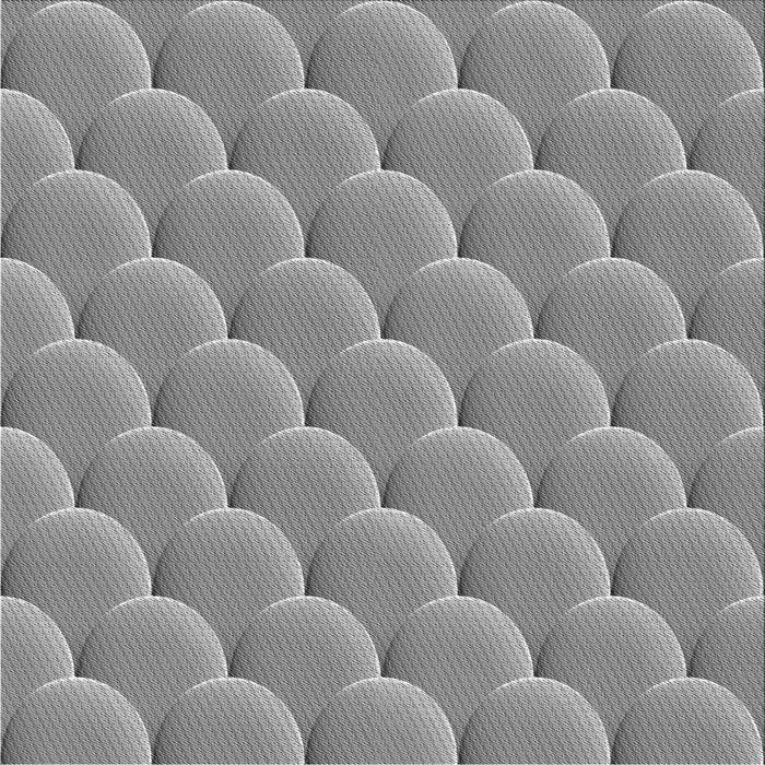 Round Patterned Silver Gray Rug, pat2860gry