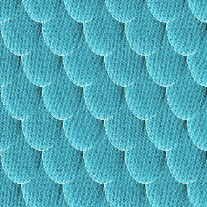 Patterned Dark Turquoise Green Rug, pat2860lblu