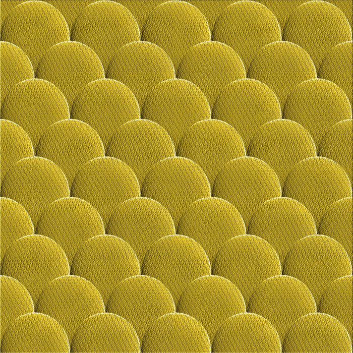 Round Patterned Dark Golden Brown Rug, pat2860yw