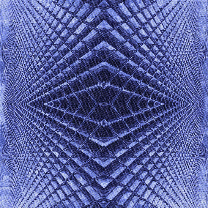 Round Machine Washable Transitional Sky Blue Rug, wshpat2862blu