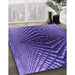 Machine Washable Transitional Bright Purple Rug in a Family Room, wshpat2862pur