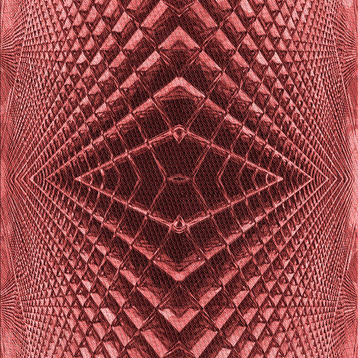 Patterned Cranberry Red Rug, pat2862rd