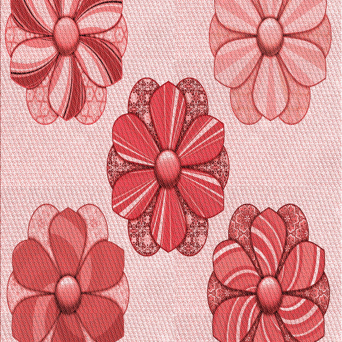 Patterned Pink Rug, pat2863rd