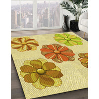 Patterned Sedona Brown Rug, pat2863yw