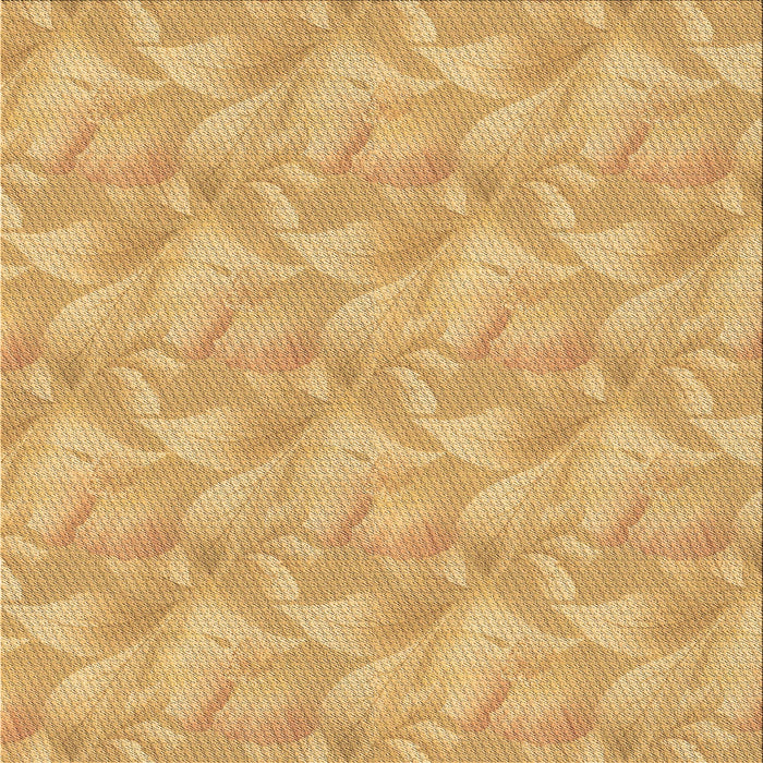 Round Patterned Orange Rug, pat2864brn