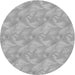 Square Patterned Silver Gray Rug, pat2864gry