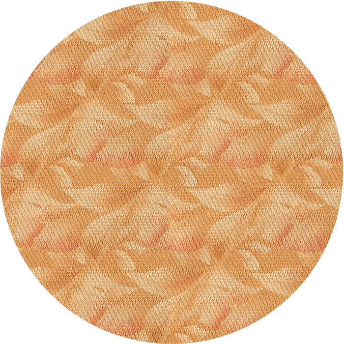 Square Patterned Neon Orange Rug, pat2864org