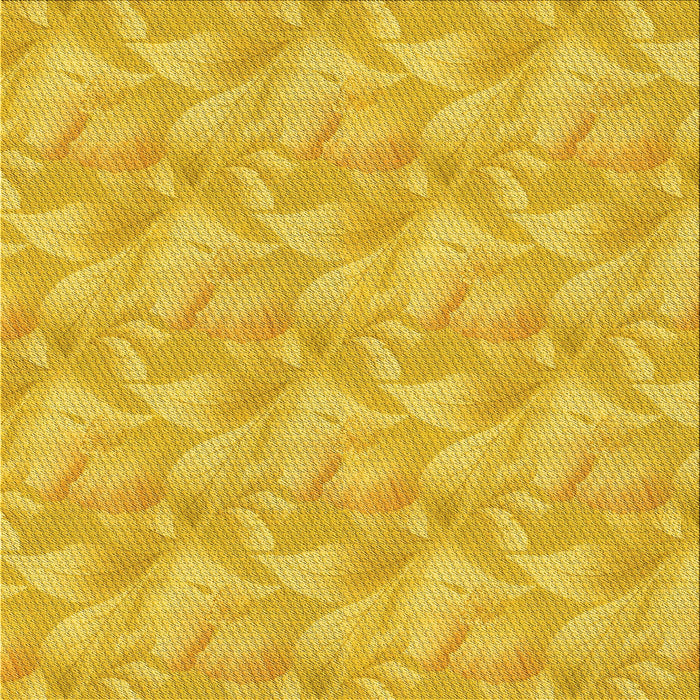 Round Patterned Gold Yellow Rug, pat2864yw