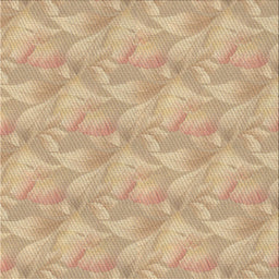 Sideview of Machine Washable Transitional Brown Gold Rug, wshpat2864