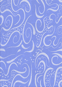 Machine Washable Transitional Sky Blue Rug, wshpat2865blu