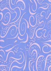 Machine Washable Transitional Sky Blue Rug, wshpat2865pur