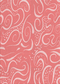 Machine Washable Transitional Light Coral Pink Rug, wshpat2865rd