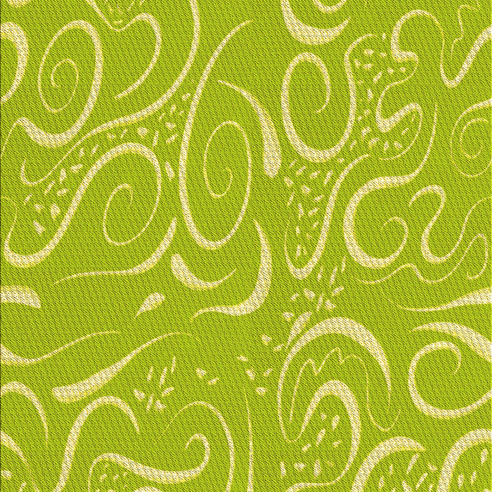 Machine Washable Transitional Pistachio Green Rug, wshpat2865yw