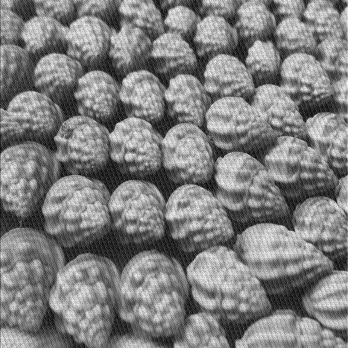 Patterned Cloud Gray Rug, pat2866gry