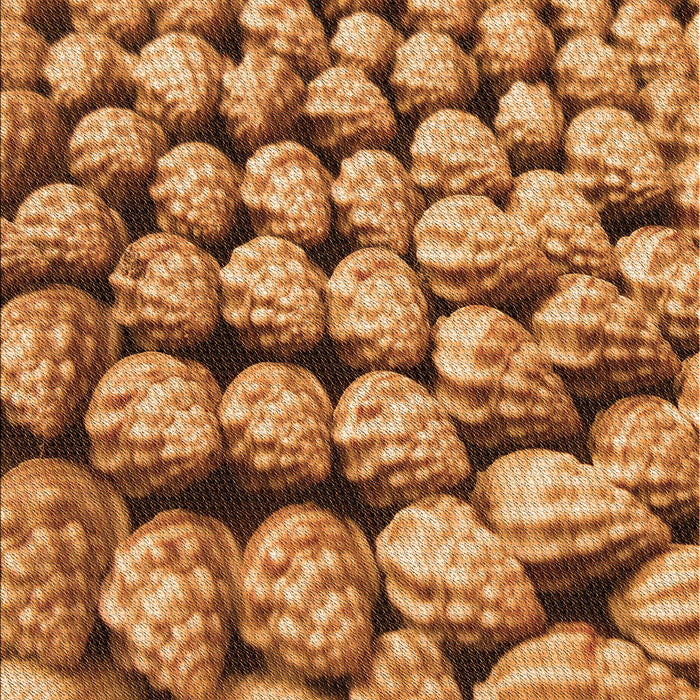 Patterned Orange Rug, pat2866org