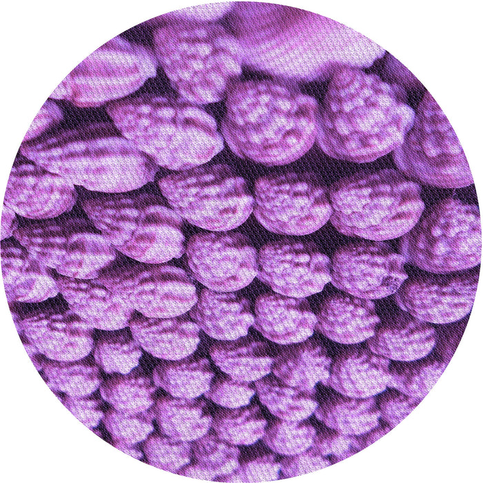 Square Patterned Violet Purple Rug, pat2866pur