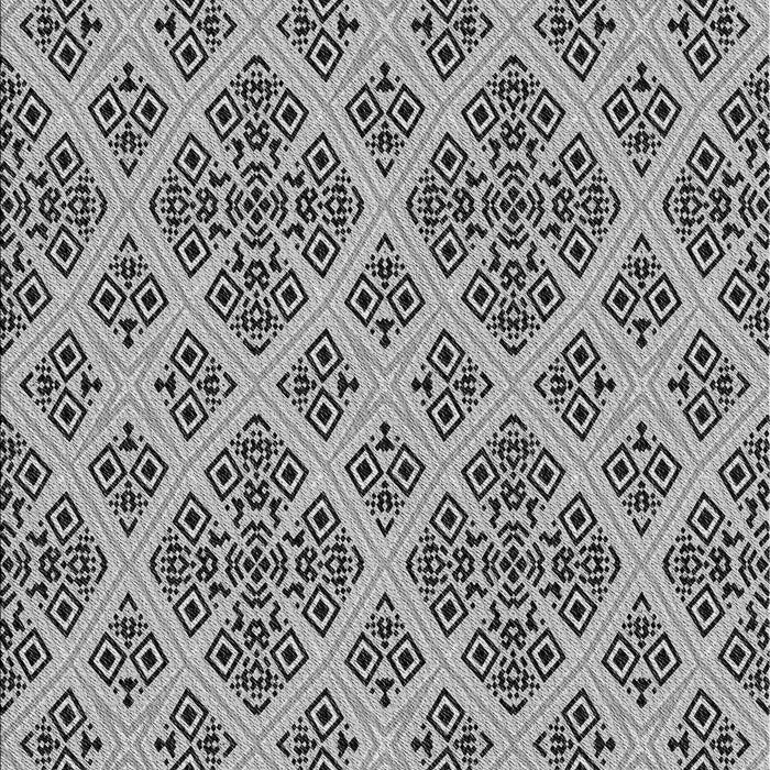 Patterned Silver Gray Rug, pat2867gry