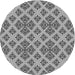 Square Machine Washable Transitional Silver Gray Rug in a Living Room, wshpat2867gry
