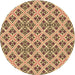 Square Machine Washable Transitional Mustard Yellow Rug in a Living Room, wshpat2867org