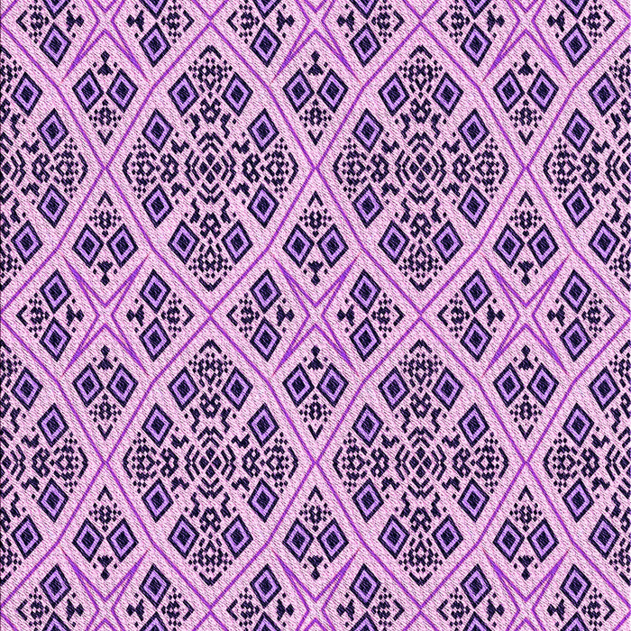 Patterned Blossom Pink Rug, pat2867pur