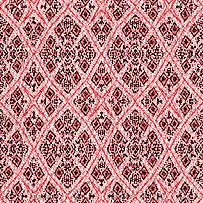 Machine Washable Transitional Deep Rose Pink Rug, wshpat2867rd