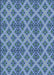 Patterned Blue Rug, pat2868lblu