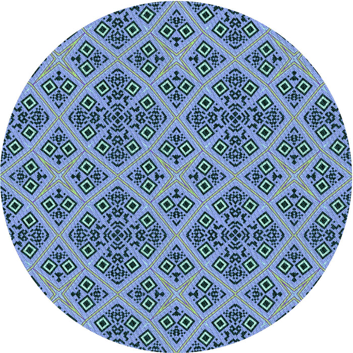 Square Machine Washable Transitional Blue Rug in a Living Room, wshpat2868lblu