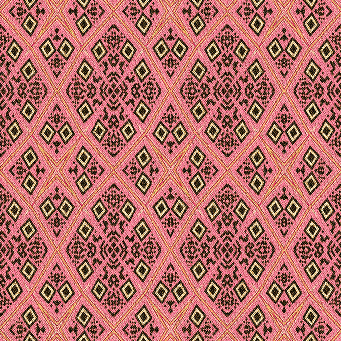 Patterned Orange Rug, pat2868org