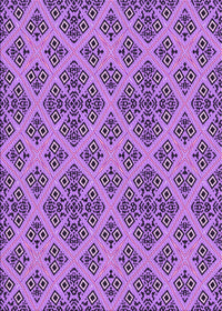 Machine Washable Transitional Violet Purple Rug, wshpat2868pur