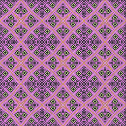 Square Patterned Pink Modern Rug, pat2868