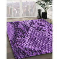 Patterned Purple Rug, pat287pur