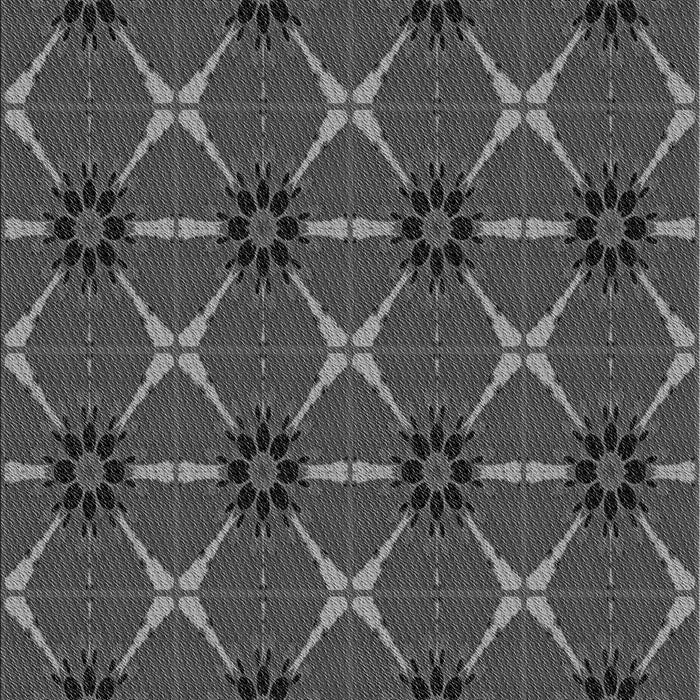 Machine Washable Transitional Dark Gray Black Rug, wshpat2870gry