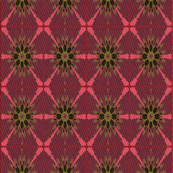 Machine Washable Transitional Fire Brick Red Rug, wshpat2870org