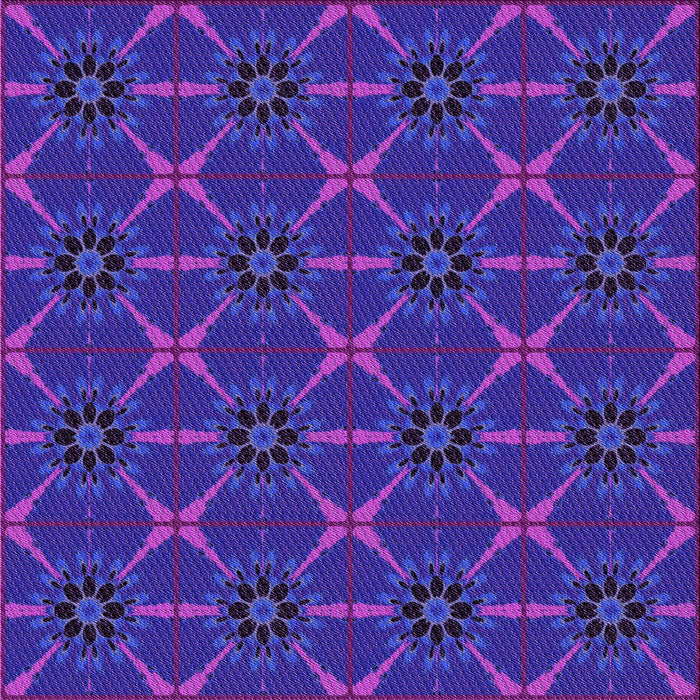 Round Machine Washable Transitional Bright Purple Rug, wshpat2870pur