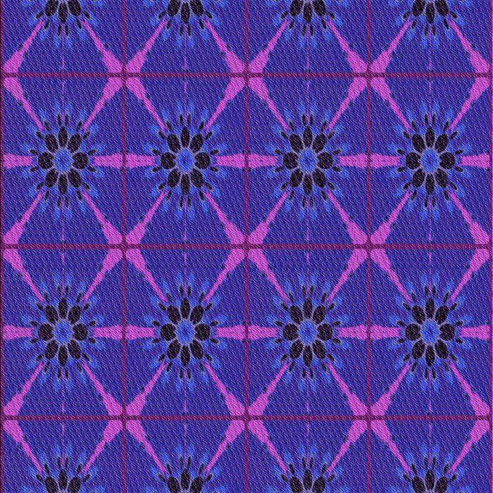 Patterned Bright Purple Rug, pat2870pur