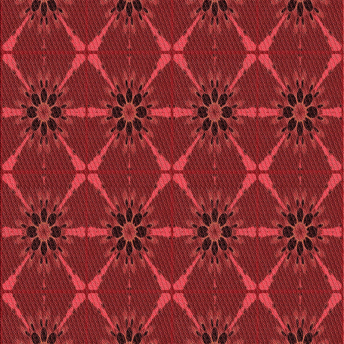 Machine Washable Transitional Red Rug, wshpat2870rd