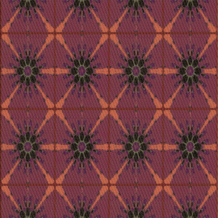 Patterned Burgundy Red Rug, pat2871brn