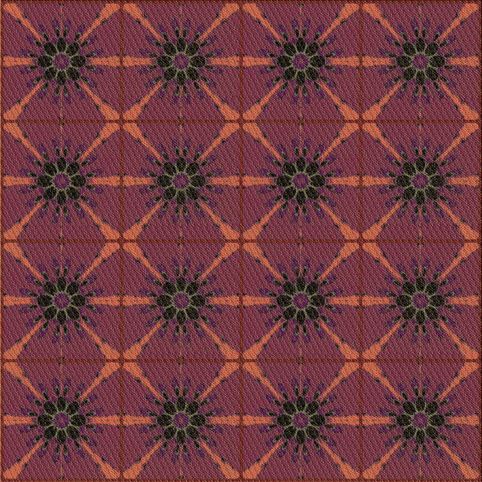 Round Machine Washable Transitional Burgundy Red Rug, wshpat2871brn