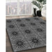 Patterned Platinum Gray Rug in Family Room, pat2871gry