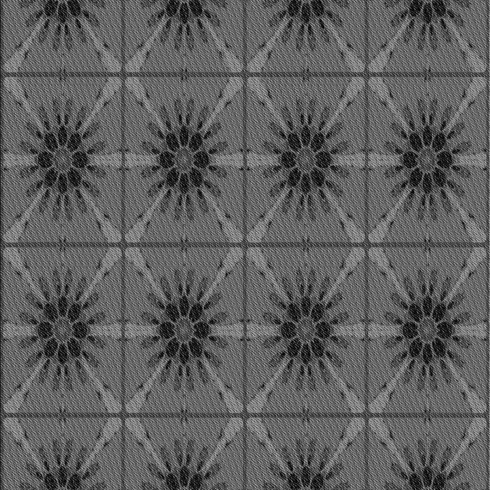 Machine Washable Transitional Platinum Gray Rug, wshpat2871gry