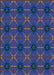 Patterned Blue Rug, pat2871lblu