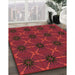 Machine Washable Transitional Red Rug in a Family Room, wshpat2871org