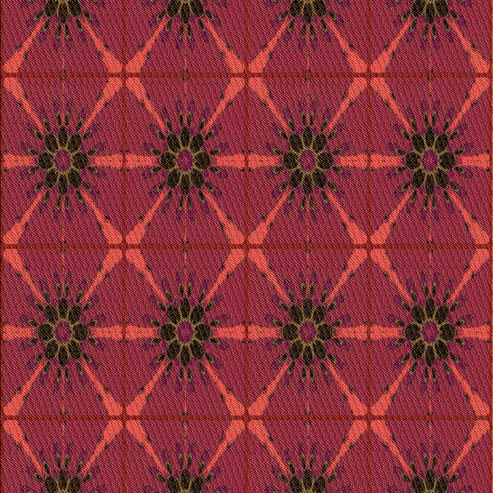 Patterned Red Rug, pat2871org