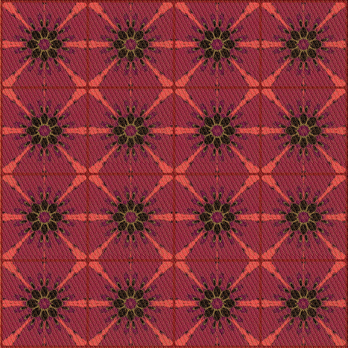 Round Machine Washable Transitional Red Rug, wshpat2871org