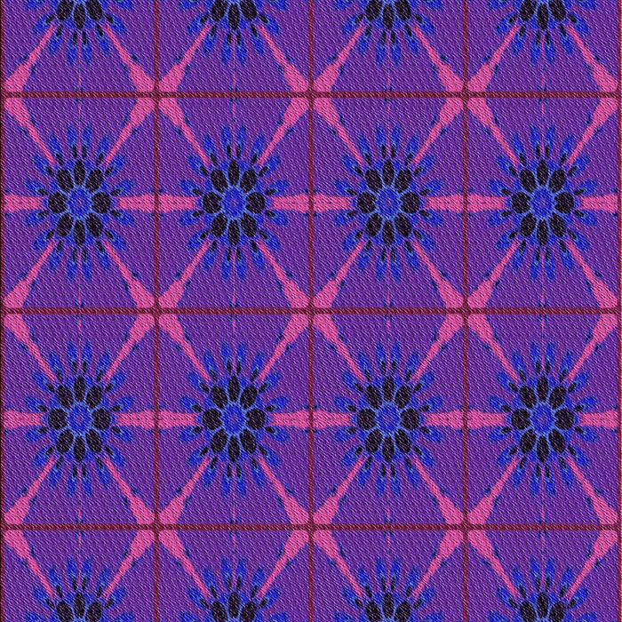 Machine Washable Transitional Bright Purple Rug, wshpat2871pur